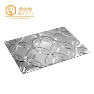 Embossed Stainless Steel Sheets and Coils, Leaf Shape